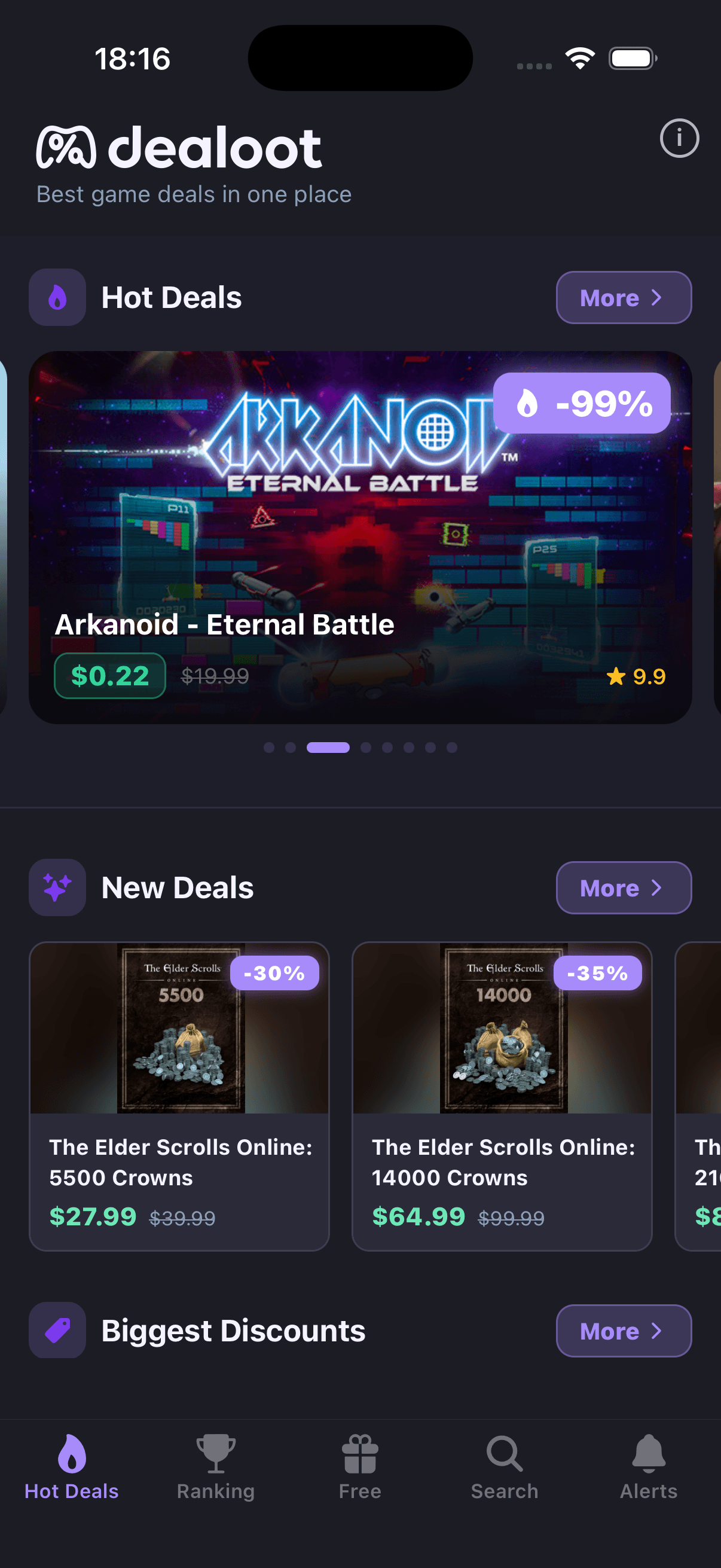 Dealoot screenshot 1